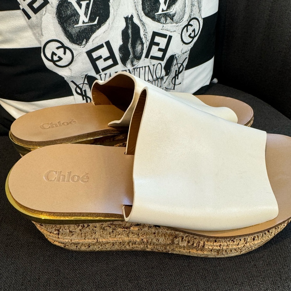 Chloe wedge sandals